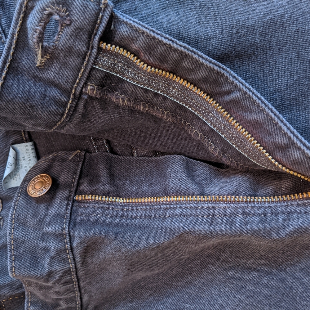 Levi's 550 High Rise Relaxed Taper Dark Brown - Picture 4 of 8
